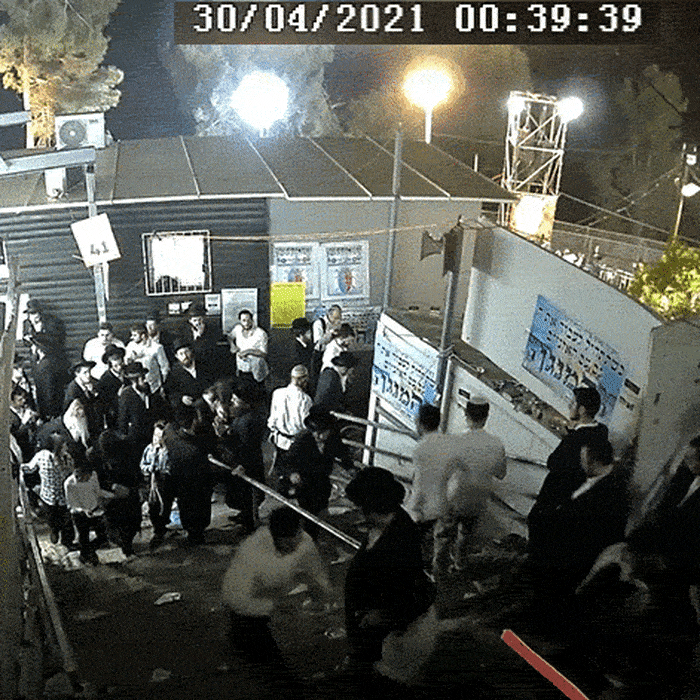 Credit: none Timelapse at Mount Meron before last month's tragedy
