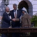 Rabin and Arafat at the White House signing of the Oslo Accords.