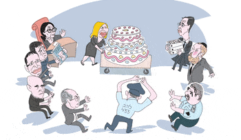 Bibi’s step-by-step plan, Credit: Amos Biderman Bibi’s step-by-step plan
