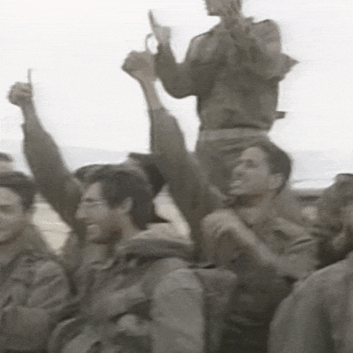 Israeli soldiers pulling out of Lebanon, May 24, 2000., Credit: Reuters Israeli soldiers pulling out of Lebanon, May 24, 2000.