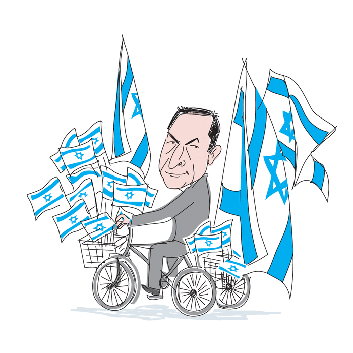Credit: Amos Biderman Gideon Levy illustration.