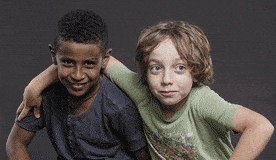 Tel Aviv kids outside GIF