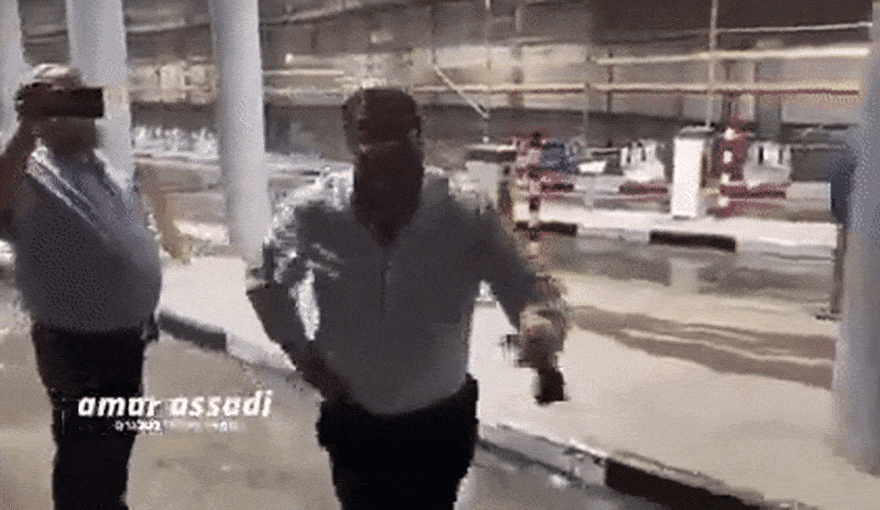 Footage of the 2021 incident.